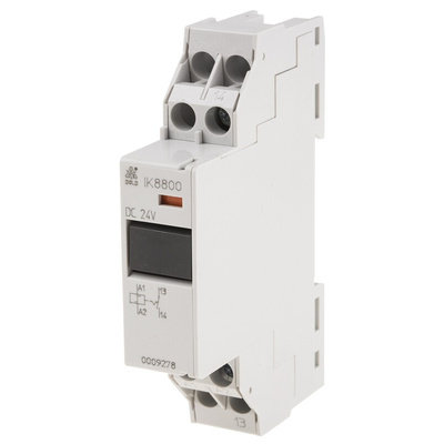 Dold DIN Rail Latching Power Relay, 24V dc Coil, 16A Switching Current, SPST