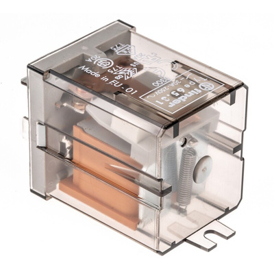 Finder Flange Mount Non-Latching Relay, 230V ac Coil, SPST