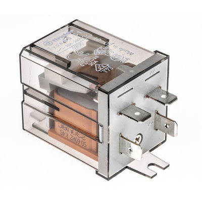 Finder Flange Mount Non-Latching Relay, 230V ac Coil, SPST