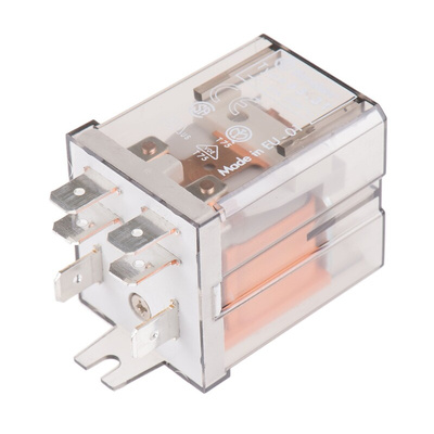 Finder Flange Mount Power Relay, 230V ac Coil, 20A Switching Current, SPDT