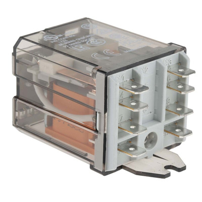 Finder Plug In Power Relay, 230V ac Coil, 16A Switching Current, DPDT
