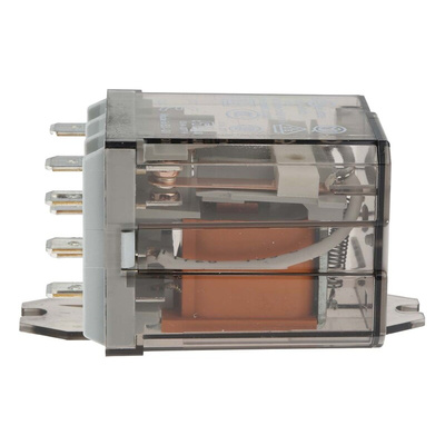 Finder Plug In Power Relay, 230V ac Coil, 16A Switching Current, DPDT