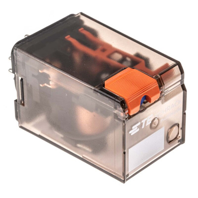 TE Connectivity Plug In Power Relay, 24V dc Coil, 10A Switching Current, 3PDT