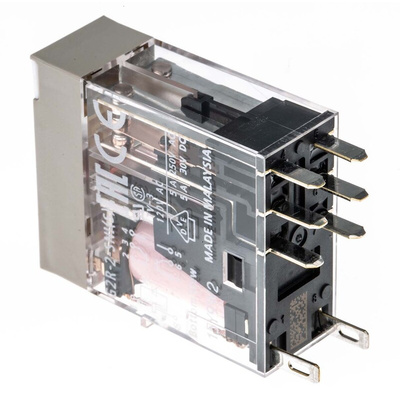 Omron Plug In Power Relay, 24V ac Coil, 5A Switching Current, DPDT