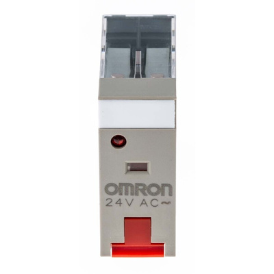 Omron Plug In Power Relay, 24V ac Coil, 5A Switching Current, DPDT