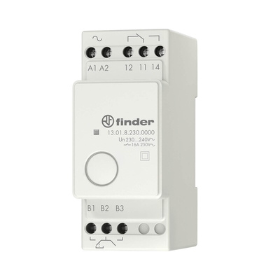 Finder DIN Rail Power Relay, 230V ac Coil, 16A Switching Current, SPDT