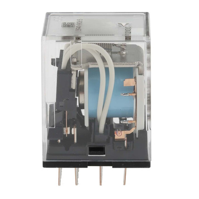 RS PRO Plug In Power Relay, 12V dc Coil, 5A Switching Current, 4PDT