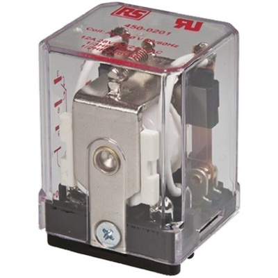 RS PRO PCB Mount Power Relay, 12V dc Coil, 15A Switching Current, SPDT