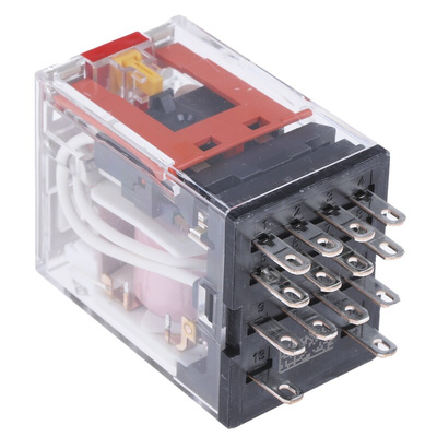 Omron Plug In Power Relay, 240V ac Coil, 5A Switching Current, 4PDT