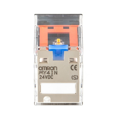 Omron Plug In Power Relay, 24V dc Coil, 5A Switching Current, 4PDT