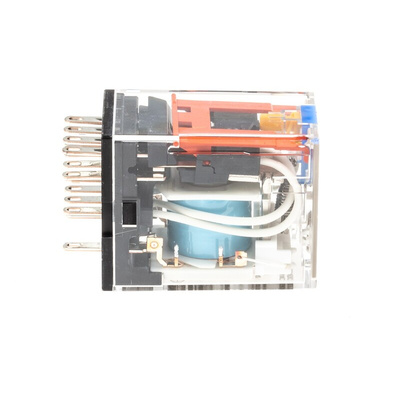 Omron Plug In Power Relay, 24V dc Coil, 5A Switching Current, 4PDT