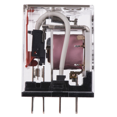 Omron Plug In Power Relay, 240V ac Coil, 10A Switching Current, DPDT