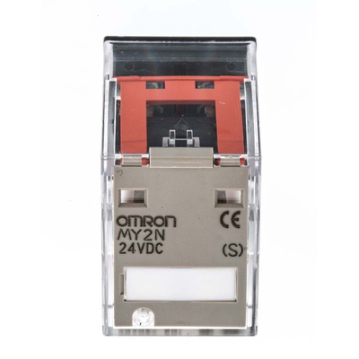 Omron Plug In Power Relay, 24V dc Coil, 10A Switching Current, DPDT