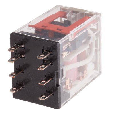 Omron Plug In Power Relay, 240V ac Coil, 10A Switching Current, DPDT