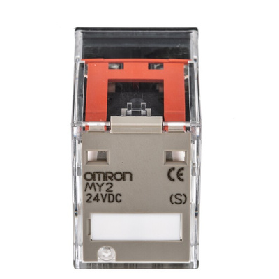 Omron Plug In Power Relay, 24V dc Coil, 10A Switching Current, DPDT