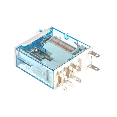 Finder Plug In Power Relay, 24V dc Coil, 8A Switching Current, DPDT