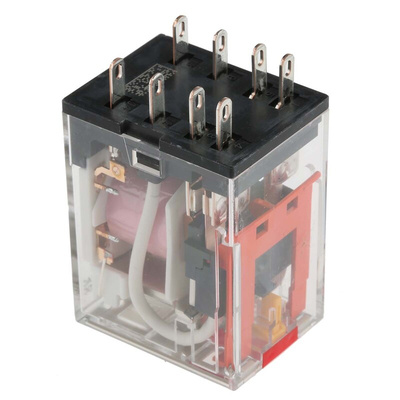 Omron Plug In Power Relay, 240V ac Coil, 10A Switching Current, DPDT