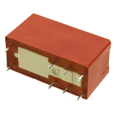 TE Connectivity PCB Mount Power Relay, 24V dc Coil, 8A Switching Current, DPDT