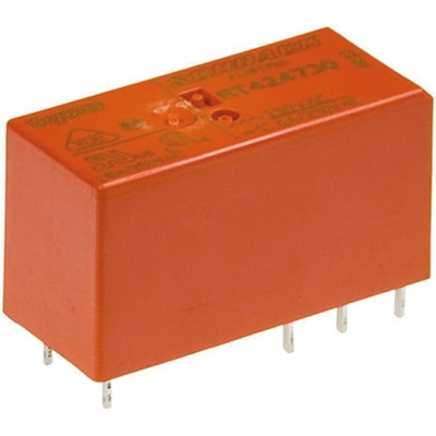 TE Connectivity PCB Mount Non-Latching Relay, 230V ac Coil, 8A Switching Current, DPDT
