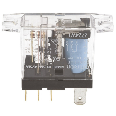 Omron Panel Mount Power Relay, 5V dc Coil, 10A Switching Current, SPDT