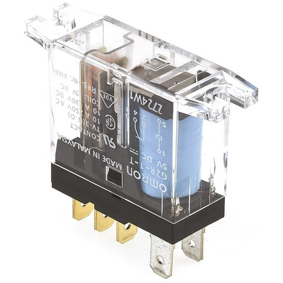 Omron Panel Mount Power Relay, 5V dc Coil, 10A Switching Current, SPDT