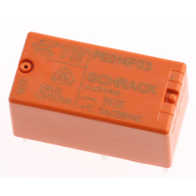 TE Connectivity PCB Mount Latching Power Relay, 3V dc Coil, 5A Switching Current, SPDT