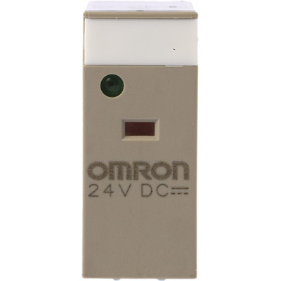 Omron Plug In Power Relay, 24V dc Coil, 5A Switching Current, DPDT