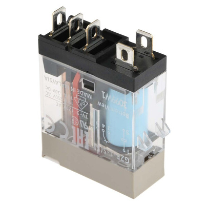 Omron Plug In Power Relay, 24V dc Coil, 6A Switching Current, SPDT