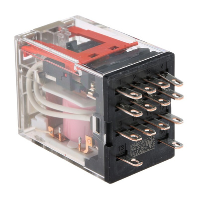 Omron Plug In Power Relay, 110 → 120V ac Coil, 5A Switching Current, 4PDT