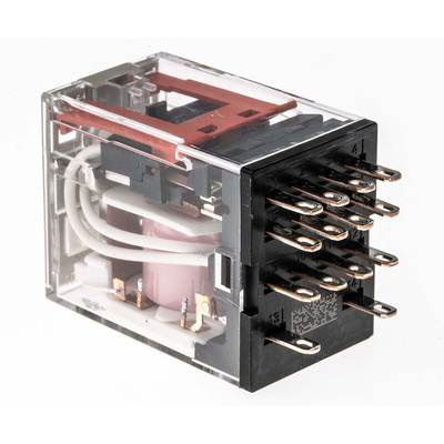 Omron Plug In Power Relay, 240V ac Coil, 5A Switching Current, 4PDT