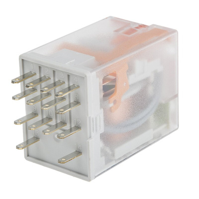 Relpol Plug In Power Relay, 230V ac Coil, 6A Switching Current, 4PDT