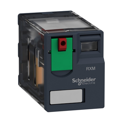 Schneider Electric Plug In Power Relay, 230V ac Coil, 12A Switching Current, DPDT