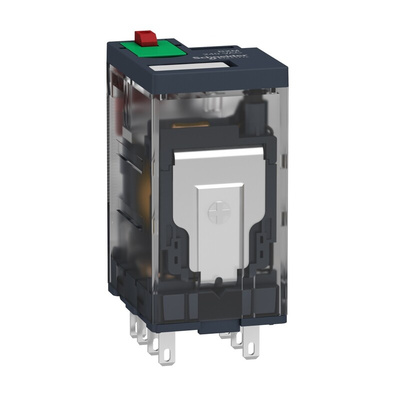 Schneider Electric Plug In Power Relay, 230V ac Coil, 12A Switching Current, DPDT