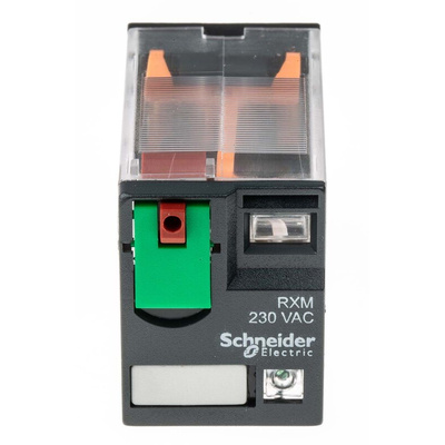 Schneider Electric Plug In Power Relay, 230V ac Coil, 8A Switching Current, 4PDT