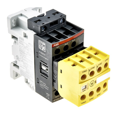 ABB Jokab AFS Series Contactor, 24 → 60 V ac Coil, 3-Pole, 28 A, 3NO, 600 V ac
