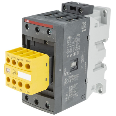 ABB Jokab AFS Series Contactor, 24 → 60 V ac Coil, 3-Pole, 105 A, 3NO, 600 V ac