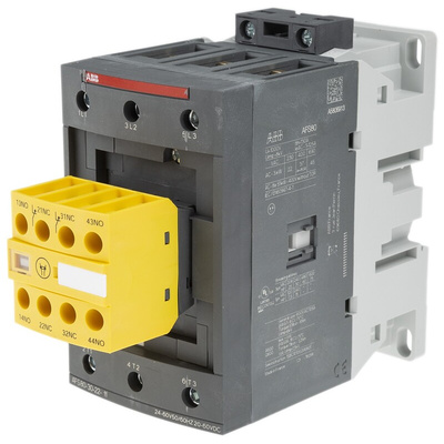 ABB Jokab AFS Series Contactor, 24 → 60 V ac Coil, 3-Pole, 125 A, 3NO, 600 V ac
