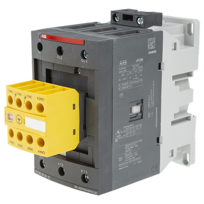 ABB Jokab AFS Series Contactor, 100 to 250 V ac/dc Coil, 3-Pole, 130 A, 3NO, 600 V ac