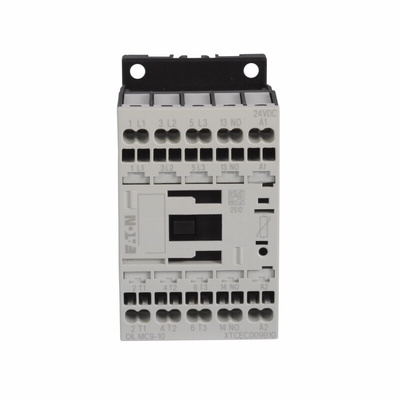 Eaton Contactor, 24 V dc Coil, 3-Pole, 12 A, 4 kW, 3NO, 400 V ac