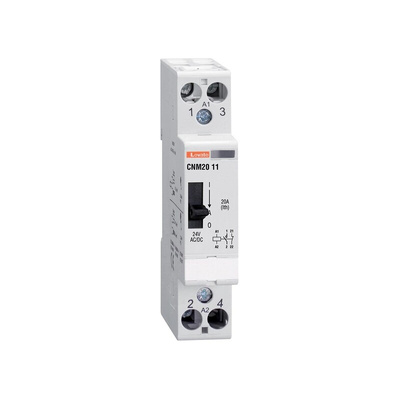 Lovato Contactor, 220 → 230 V ac Coil, 2-Pole, 20 A, 2NO, 110 V ac
