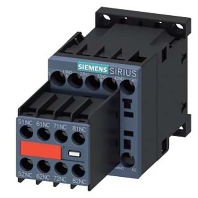 Siemens Contactor, 10 A, 4NO + 4NC