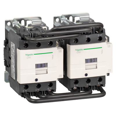 Schneider Electric Contactor, 48 V ac Coil, 3-Pole, 95 A, 45 kW, 1NC + 1NO