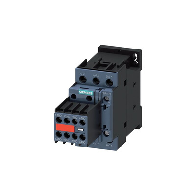 Siemens Contactor, 3-Pole, 11 kW, 2NO + 2NC