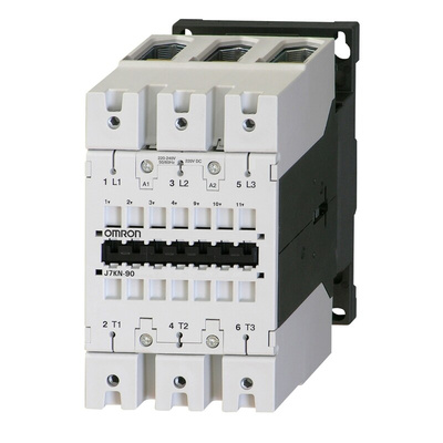 Omron Contactor, 230 V ac Coil, 3-Pole, 90 A, 45 kW