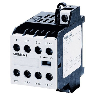 Siemens Contactor, 110 V ac Coil, 3-Pole, 8.4 A, 4 kW, 4NO