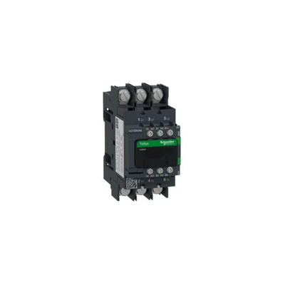 Schneider Electric LC1D Series Contactor, 3-Pole, 50 A, 1 NO + 1 NC