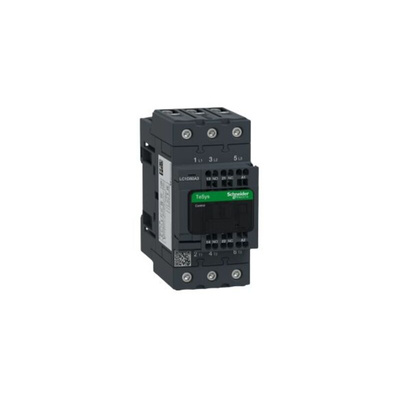 Schneider Electric LC1D Series Contactor, 3-Pole, 80 A, 1 NO + 1 NC