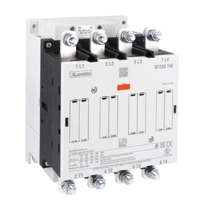 Lovato BF230 Series Contactor, 250-500 V ac/dc Coil, 4-Pole, 350 A, 397 kw, 1 kV