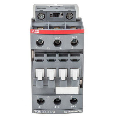ABB AF Series Contactor, 250 → 500 V ac/dc Coil, 3-Pole, 24 A, 18.5 kW, 3NO, 690 V ac