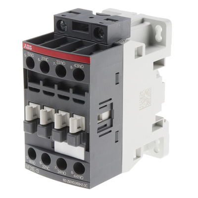 ABB NF Series Contactor Relay, 230 V ac/dc Coil, 4-Pole, 6 A, 3NO + 1NC, 690 V ac
